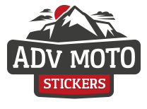 Stickers Adesivi Bandiere Flag Ride Tour Europa 2 per Bauletti Moto 